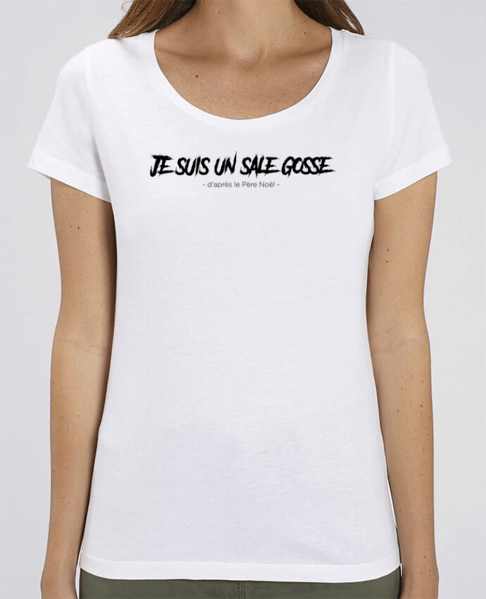 Essential women\'s t-shirt Stella Jazzer Je suis un sale gosse - d'après le Père Noël - by tunetoo