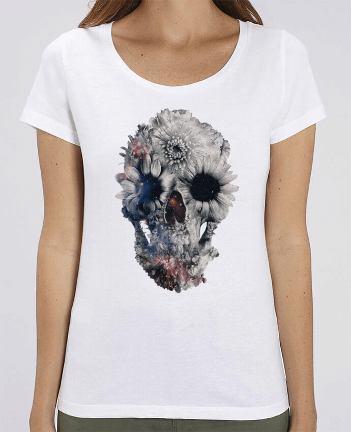 T-Shirt Essentiel - Stella Jazzer Floral skull 2 by ali_gulec