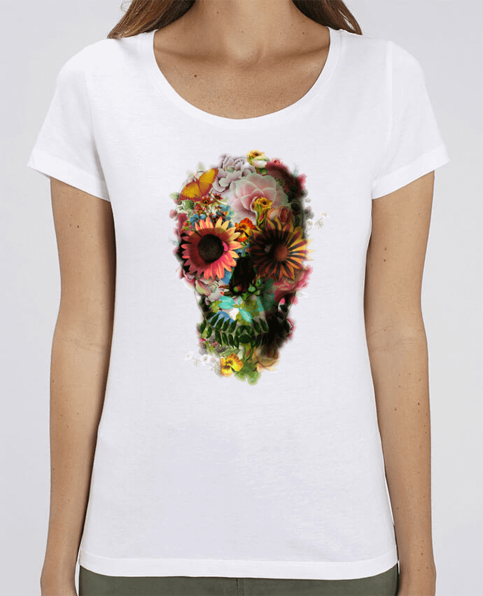 Essential women\'s t-shirt Stella Jazzer Skull 2 by ali_gulec