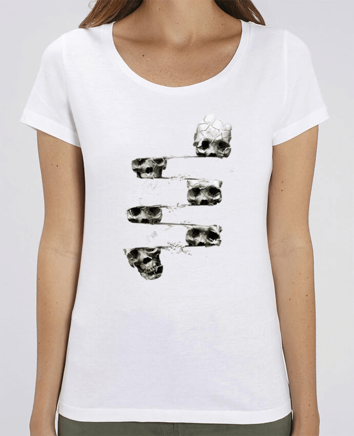 Essential women\'s t-shirt Stella Jazzer Skull 3 by ali_gulec