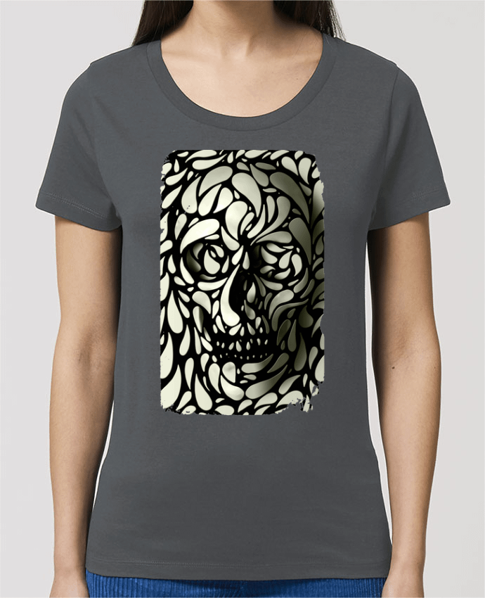 Essential women\'s t-shirt Stella Jazzer Skull 4 by ali_gulec
