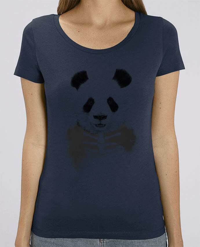 Essential women\'s t-shirt Stella Jazzer Zombie Panda by Balàzs Solti