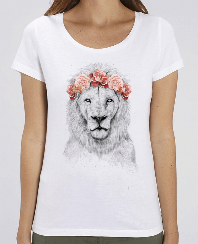 Essential women\'s t-shirt Stella Jazzer Festival Lion by Balàzs Solti