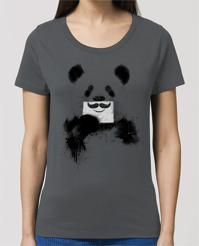 Essential women\'s t-shirt Stella Jazzer Funny Panda by Balàzs Solti