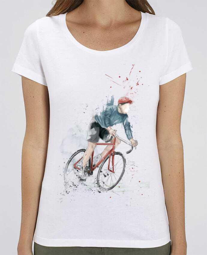 Camiseta Essential pora ella Stella Jazzer I want to Ride por Balàzs Solti