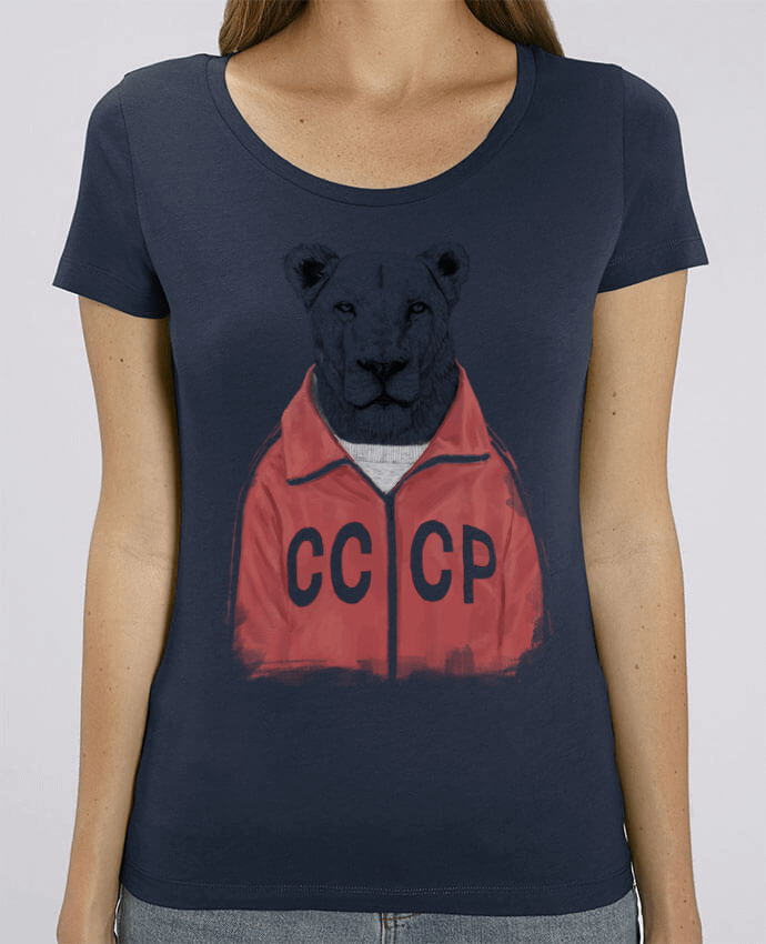 Essential women\'s t-shirt Stella Jazzer Soviet by Balàzs Solti