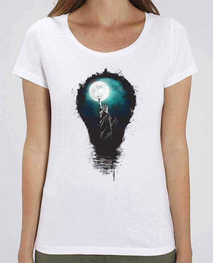 Essential women\'s t-shirt Stella Jazzer Big city lights by Balàzs Solti
