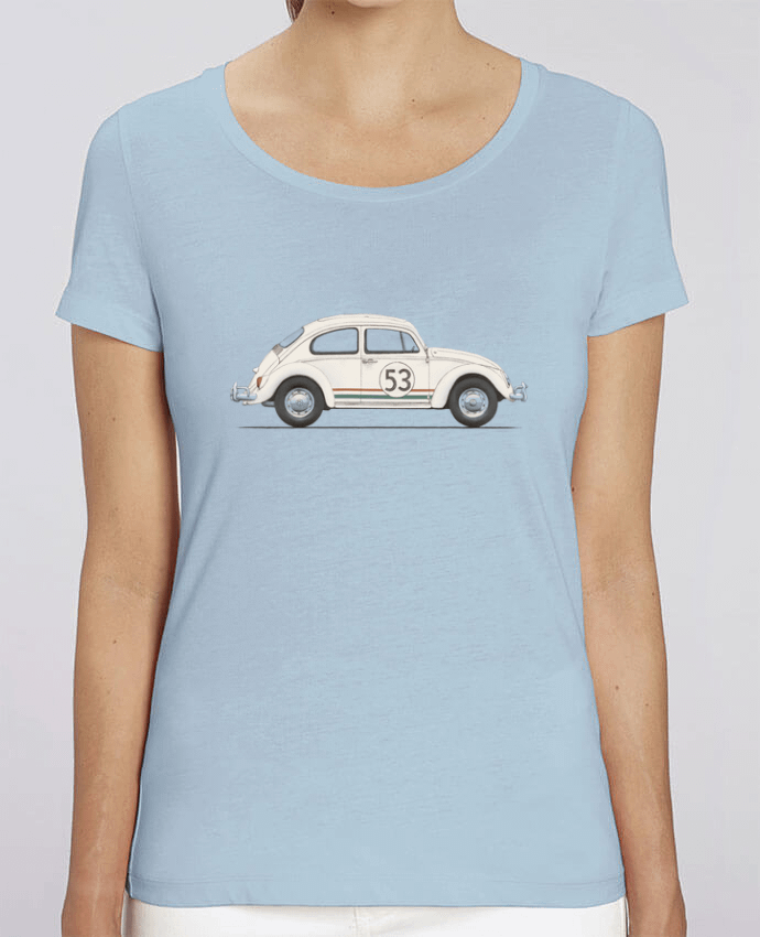 Essential women\'s t-shirt Stella Jazzer Beetle by Florent Bodart