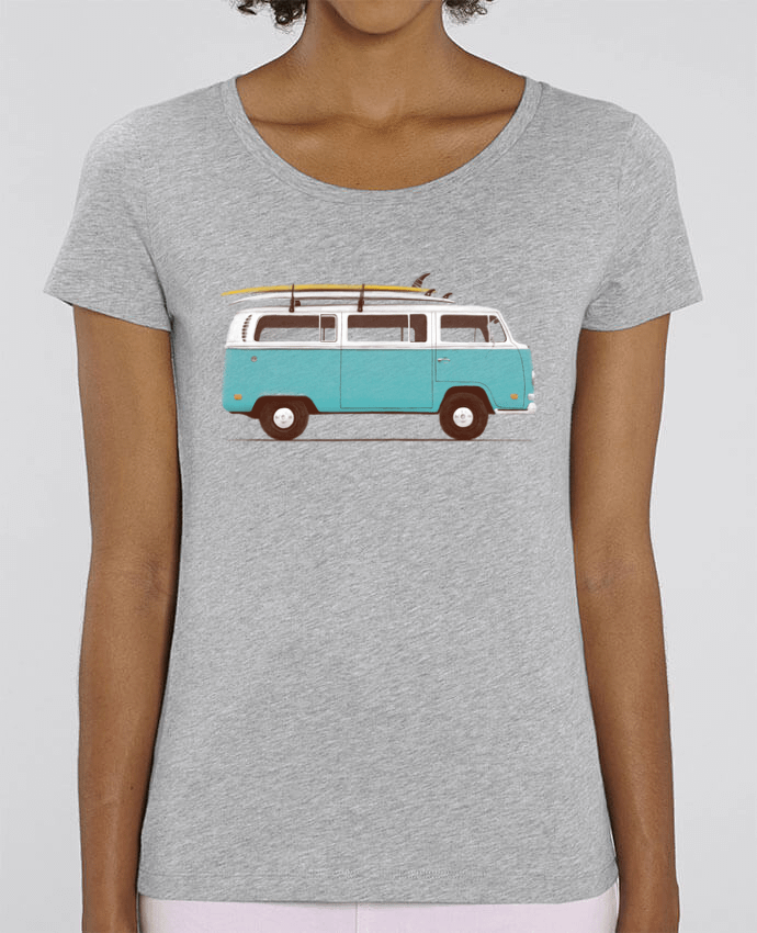 Camiseta Essential pora ella Stella Jazzer Blue van por Florent Bodart