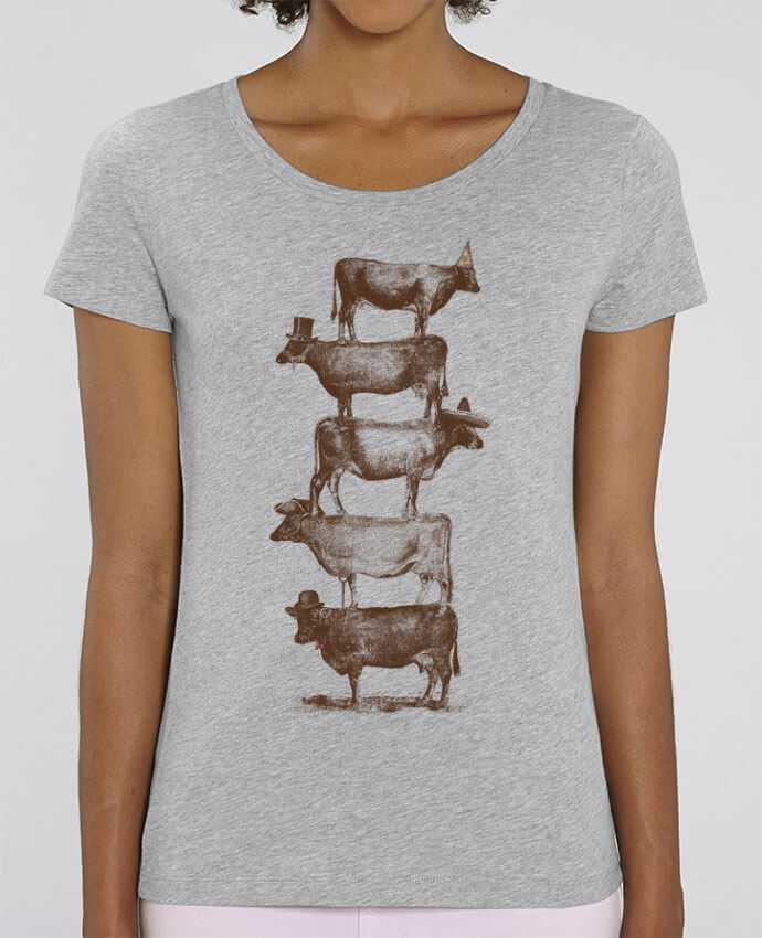 Camiseta Essential pora ella Stella Jazzer Cow Cow Nuts por Florent Bodart