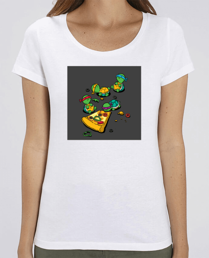 Essential women\'s t-shirt Stella Jazzer Pizza lover by flyingmouse365