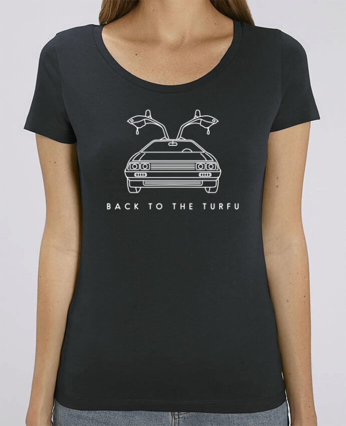 Essential women\'s t-shirt Stella Jazzer Back to the turfu by tunetoo
