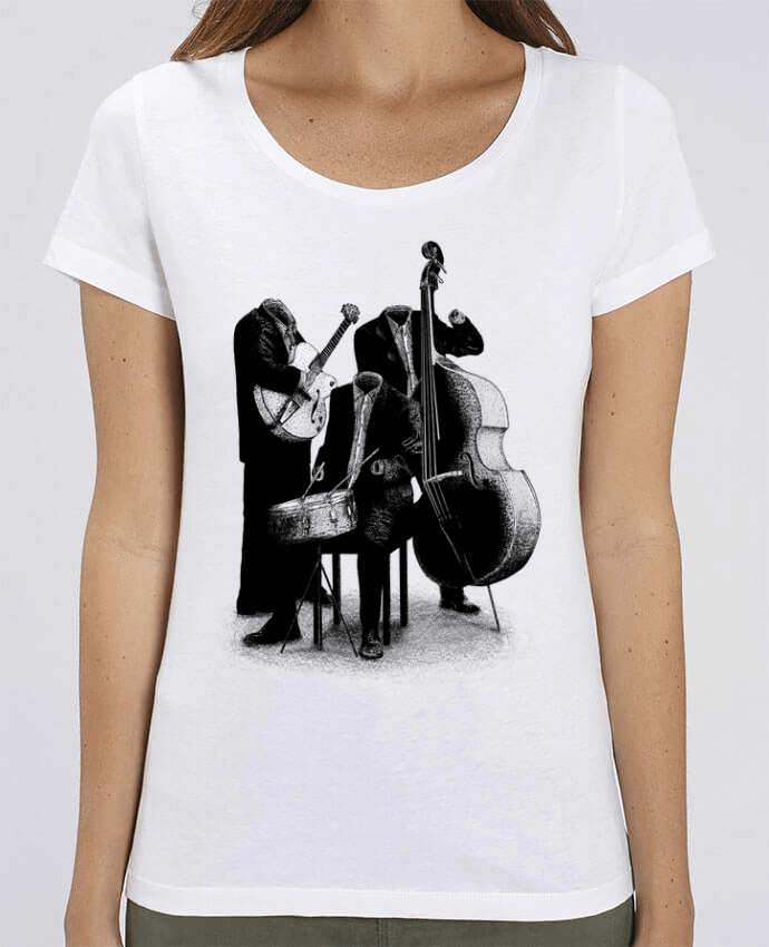 Essential women\'s t-shirt Stella Jazzer Les invisibles by Florent Bodart