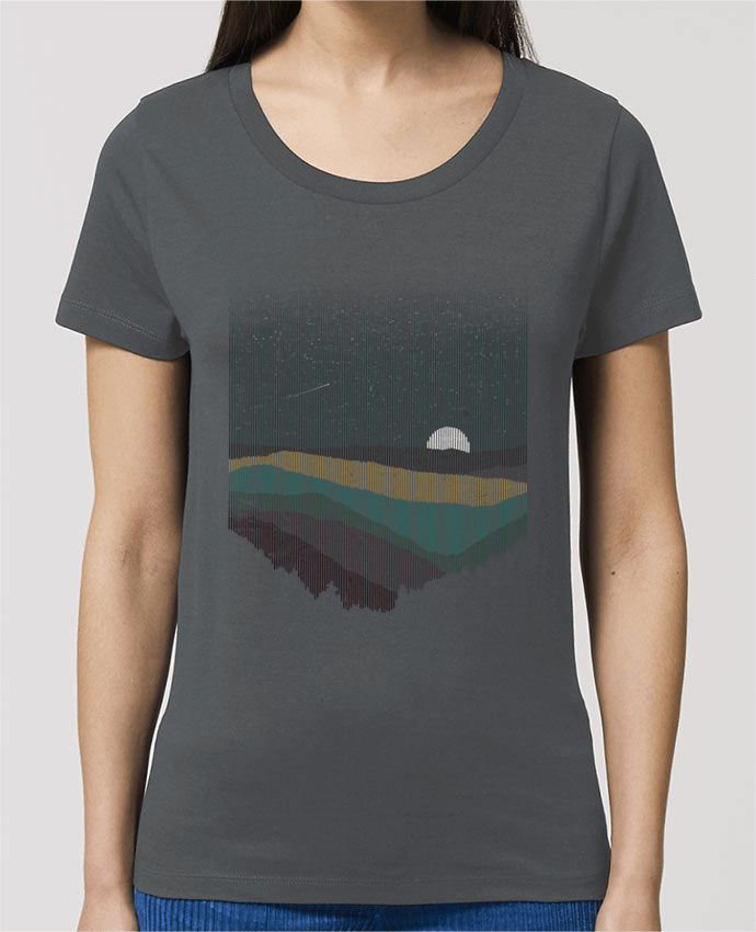 Essential women\'s t-shirt Stella Jazzer Moonrise Color by Florent Bodart