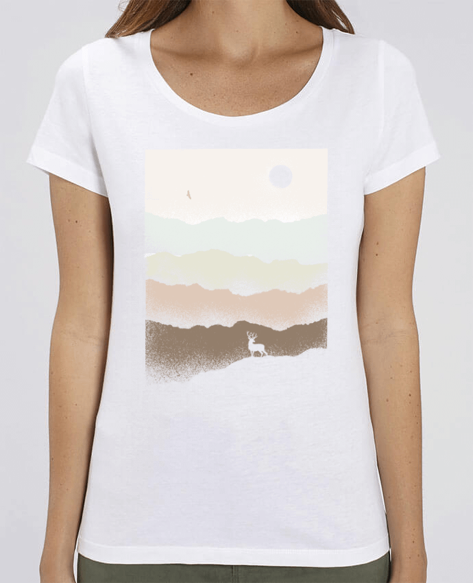 Camiseta Essential pora ella Stella Jazzer Quietude por Florent Bodart