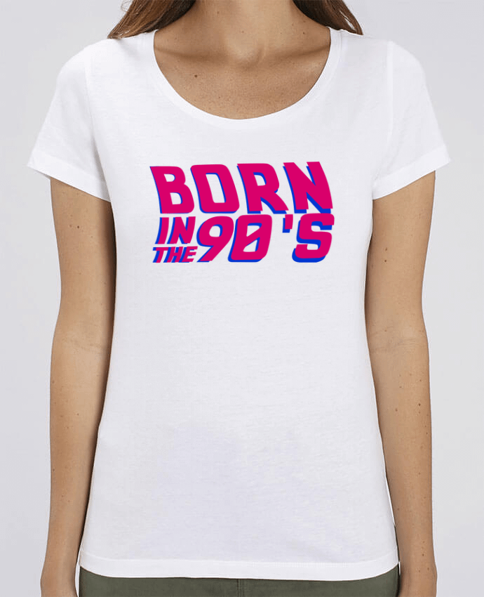 T-shirt Femme Born in the 90's par tunetoo
