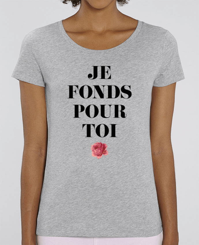 Essential women\'s t-shirt Stella Jazzer Je fonds pour toi by tunetoo