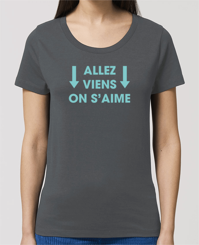 T-shirt Femme Allez viens on s'aime par tunetoo