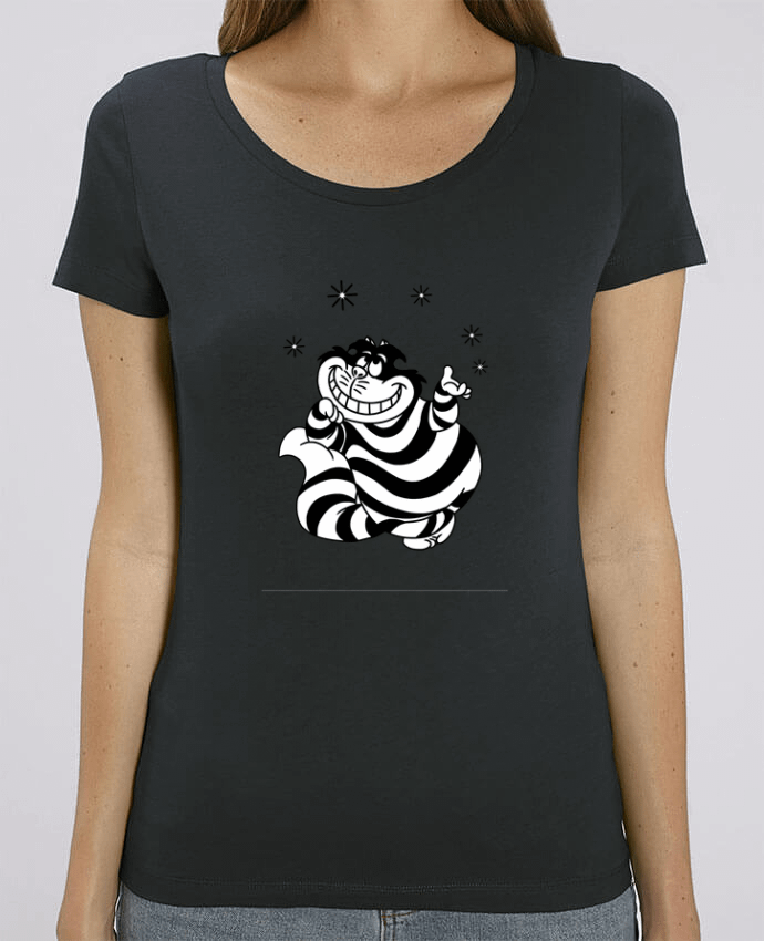 T-shirt Femme Cheshire cat par tattooanshort