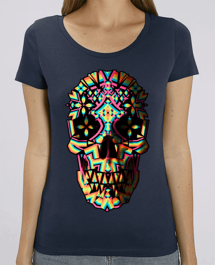 T-shirt Femme Skull Geo par ali_gulec