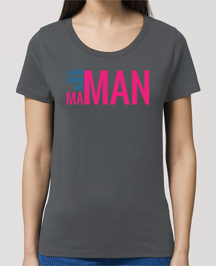 Essential women\'s t-shirt Stella Jazzer superMAMAN by tunetoo