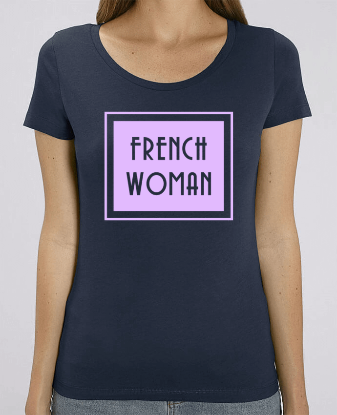 Essential women\'s t-shirt Stella Jazzer French woman by tunetoo