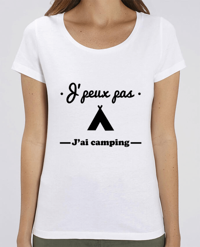 Camiseta Essential pora ella Stella Jazzer J'peux pas j'ai camping por Benichan