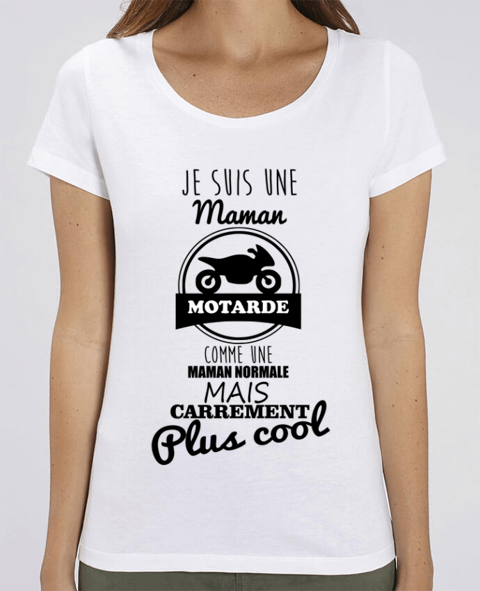 T-Shirt Essentiel - Stella Jazzer Maman motarde, cadeau mère, moto by Benichan