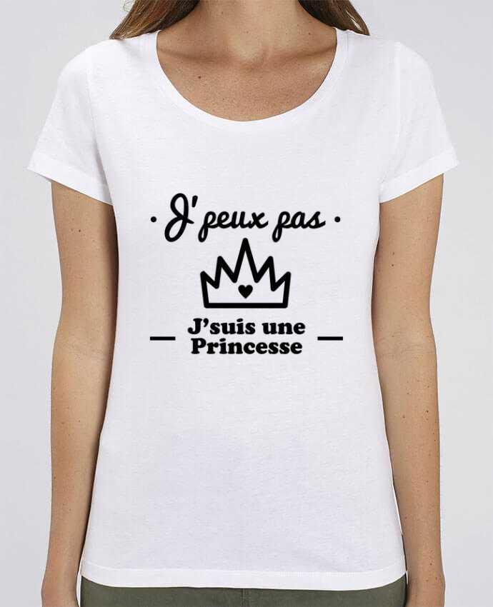 T-shirt Femme J'peux pas j'suis une princesse, humour, citations, drôle par Benichan