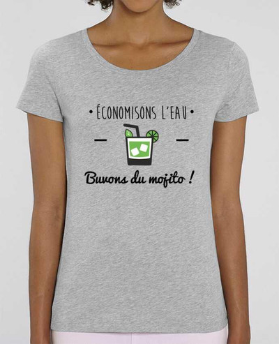 T-shirt Femme Économisons l'eau, buvons du mojito ! Humour , alcool , citations par Benichan