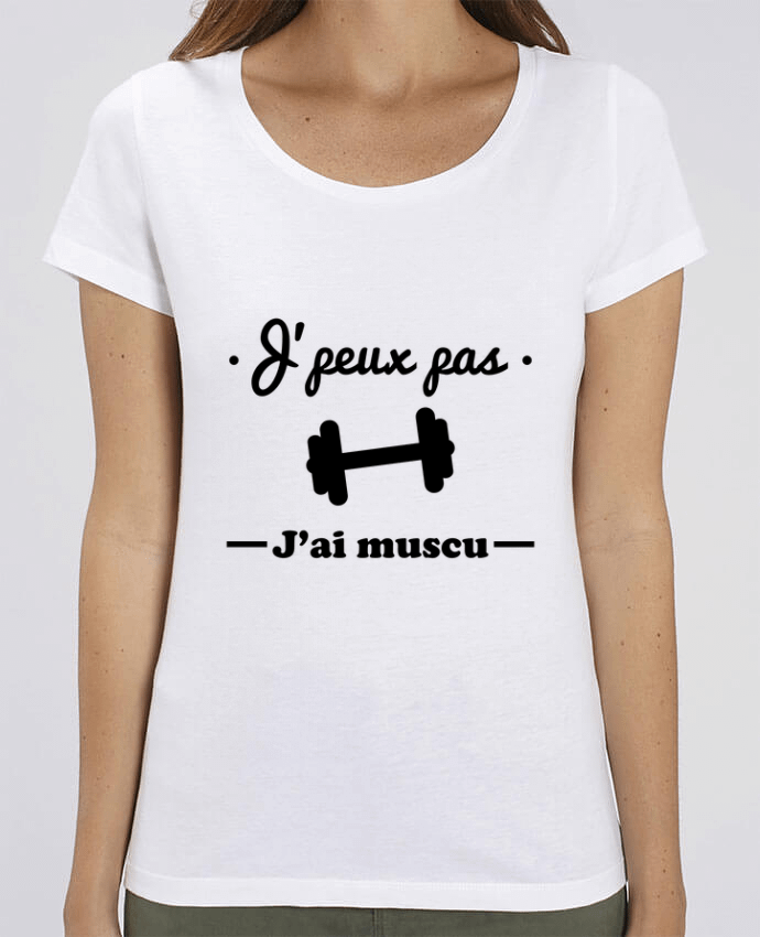 Camiseta Essential pora ella Stella Jazzer J'peux pas j'ai muscu, musculation por Benichan