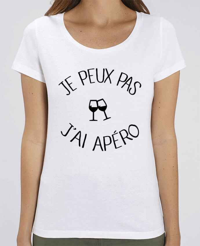 Camiseta Essential pora ella Stella Jazzer Je peux pas j'ai apéro por Freeyourshirt.com