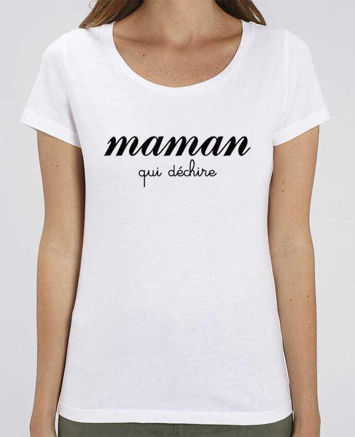 Essential women\'s t-shirt Stella Jazzer Maman qui déchire by Freeyourshirt.com
