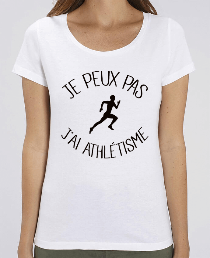 T-shirt Femme Je peux pas j'ai Athlétisme par Freeyourshirt.com