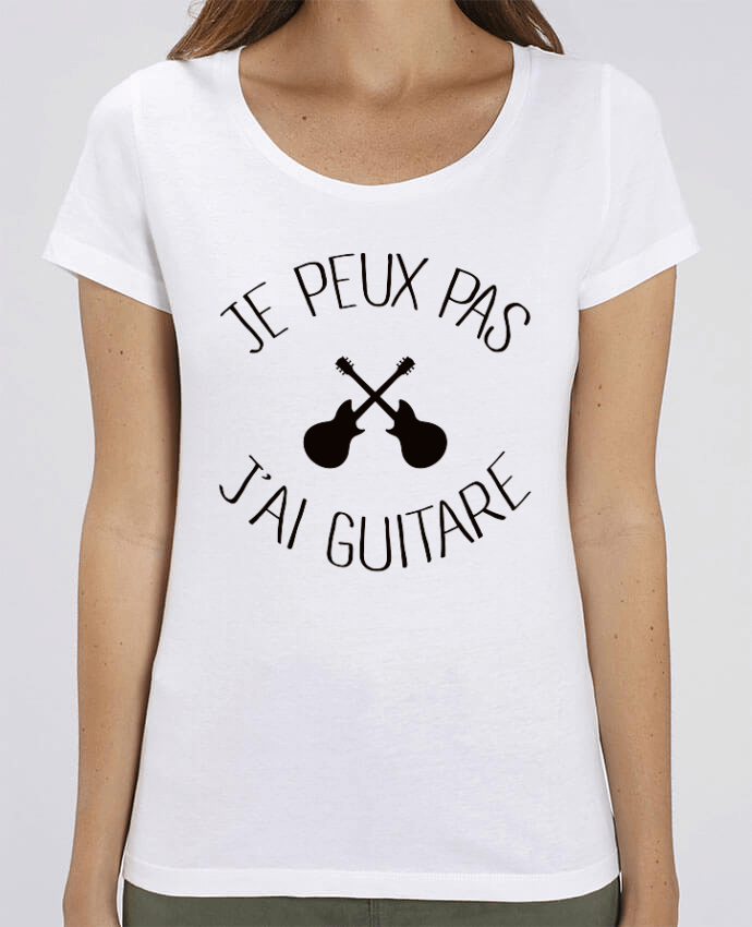 T-shirt Femme Je peux pas j'ai guitare par Freeyourshirt.com