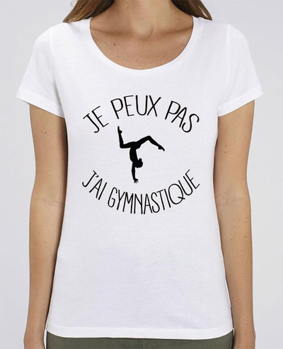 T-shirt Femme Je peux pas j'ai gymnastique par Freeyourshirt.com