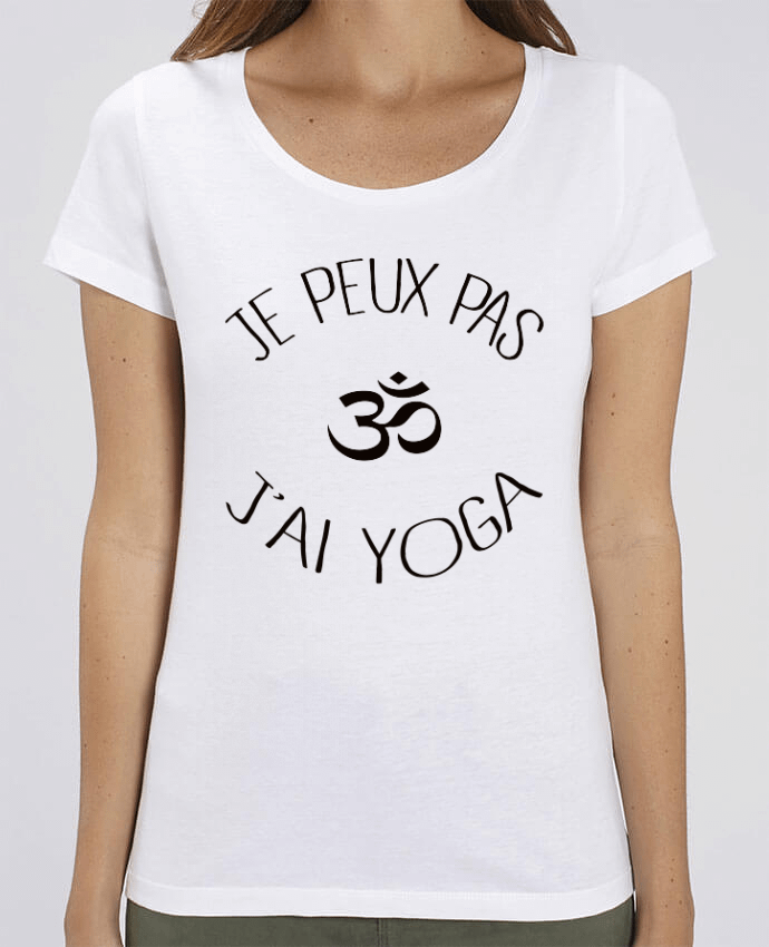 T-shirt Femme Je peux pas j'ai Yoga par Freeyourshirt.com