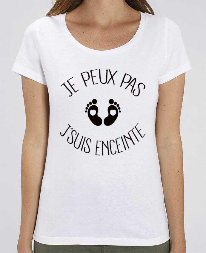 Essential women\'s t-shirt Stella Jazzer Je peux pas je suis enceinte by Freeyourshirt.com