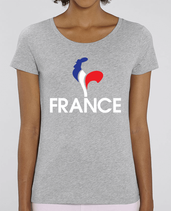 T-shirt Femme France et Coq par Freeyourshirt.com