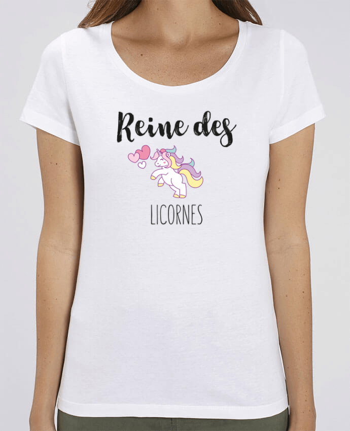 T-shirt Femme Reine des licornes par tunetoo