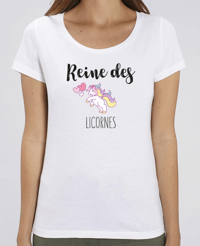 T-shirt Femme Reine des licornes par tunetoo