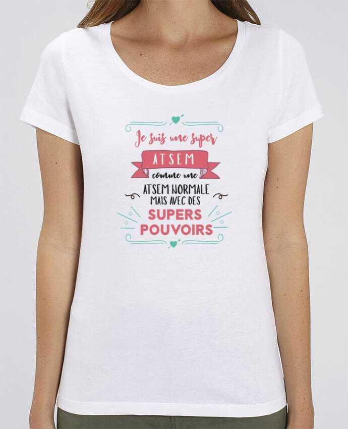 Essential women\'s t-shirt Stella Jazzer Je suis une super ATSEM by tunetoo