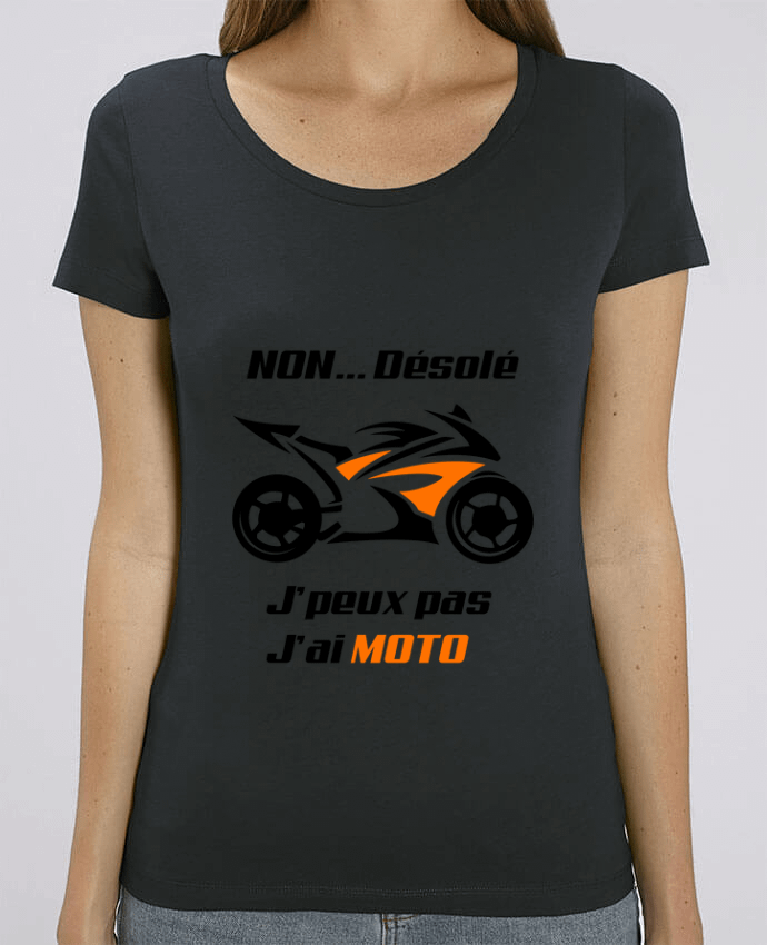 Camiseta Essential pora ella Stella Jazzer J'peux pas j'ai moto por MotorWave's