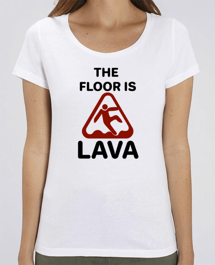 T-shirt Femme The floor is lava par tunetoo