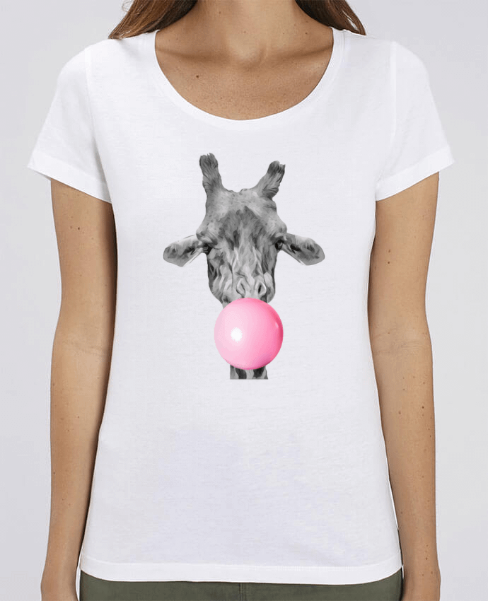 T-shirt Femme Girafe bulle par justsayin