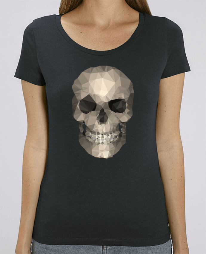 T-shirt Femme Polygons skull par justsayin