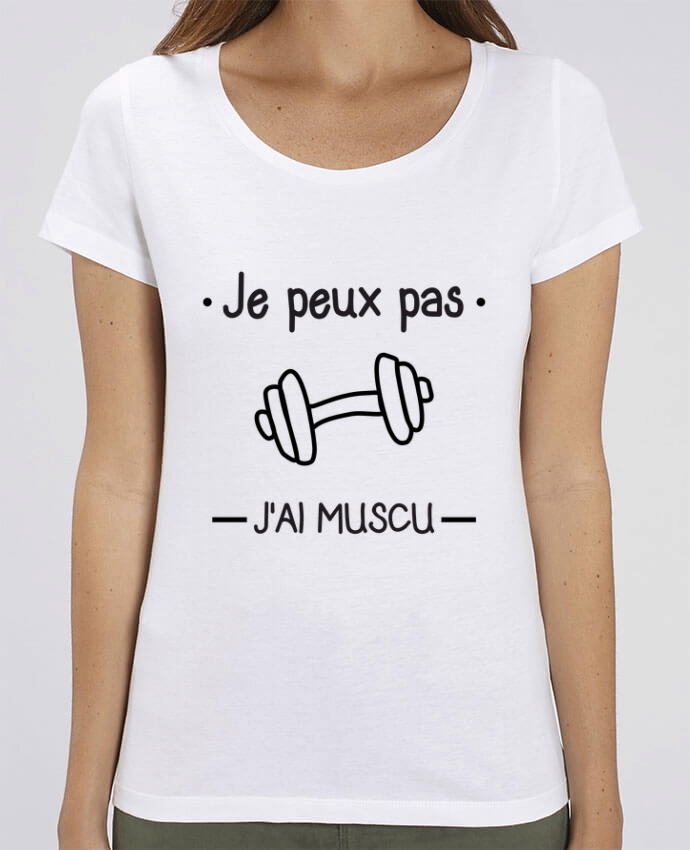 Essential women\'s t-shirt Stella Jazzer Je peux pas j'ai muscu, musculation by Benichan