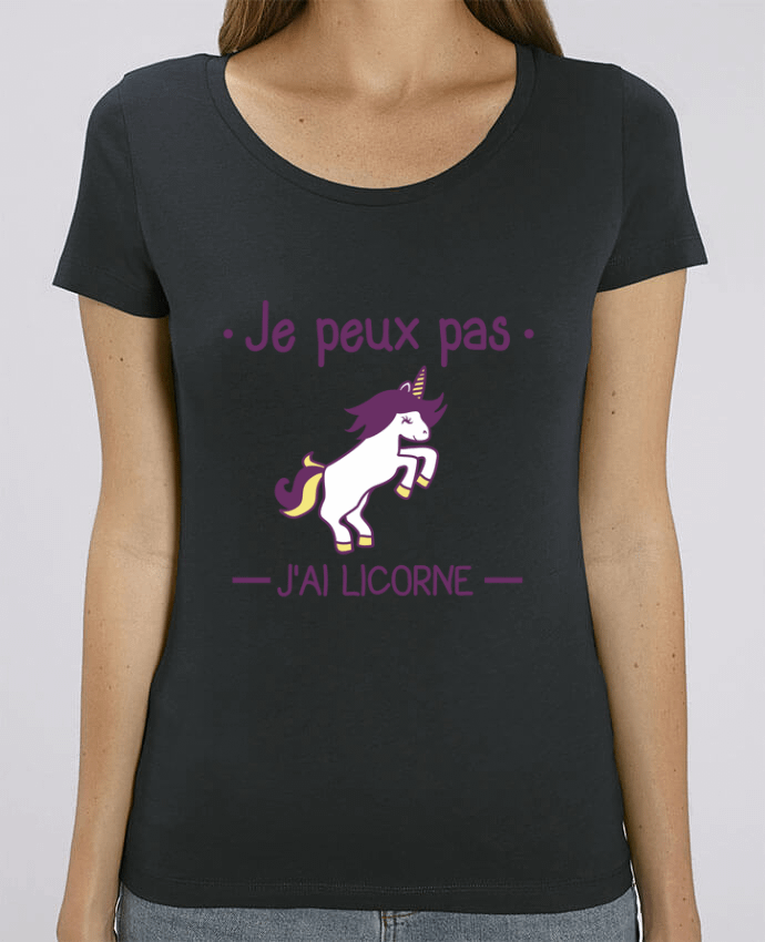 Essential women\'s t-shirt Stella Jazzer Je peux pas j'ai licorne by Benichan