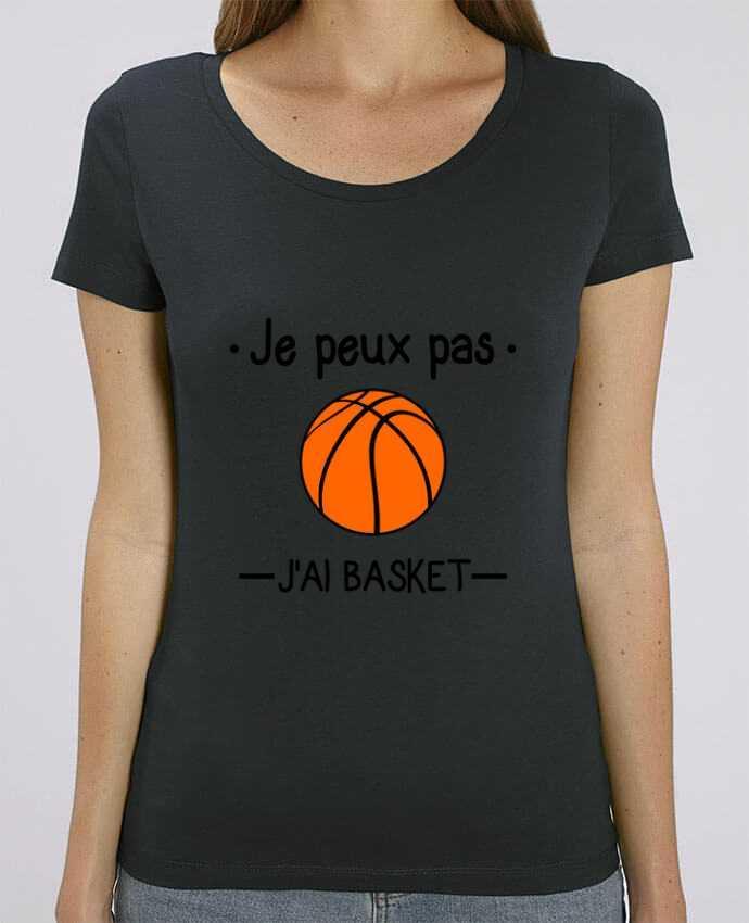T-shirt Femme Je peux pas j'ai basket,basketball,basket-ball par Benichan