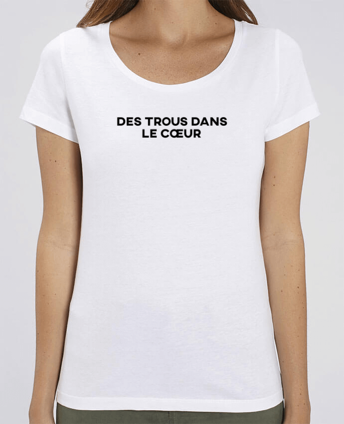 Essential women\'s t-shirt Stella Jazzer des trous dans le cœur by tunetoo